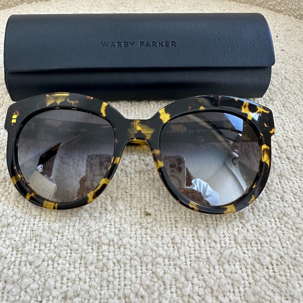 Warby Parker Movie Star Tortise Shell Large Sunglasses